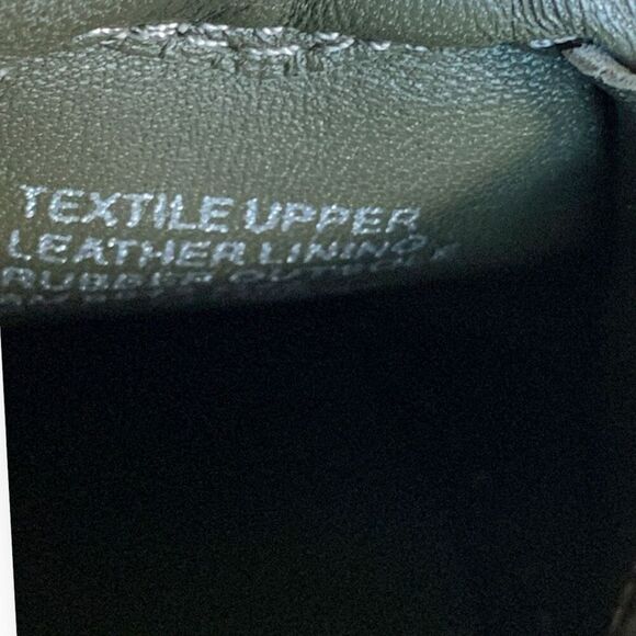 Tory Burch Daphne Pom Pom Sneaker Satin Lux Olive Green Slip On Shoe Size 8 - Picture 9 of 11